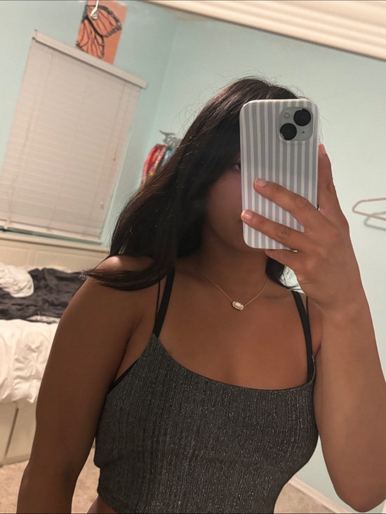 Forever 21 Tops - Glitter Going Out Tank Top